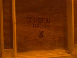 Pintada antisemita en Málaga - 21.6.2010
