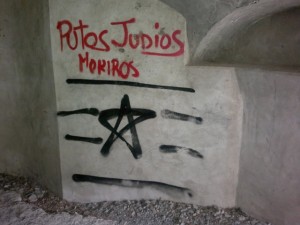 pintadas antisemitas Huesca1