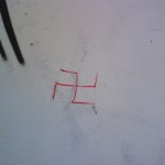 Pintada antisemita en Torremolinos 10-6-2010