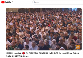 RTVE funeral Haniyeh