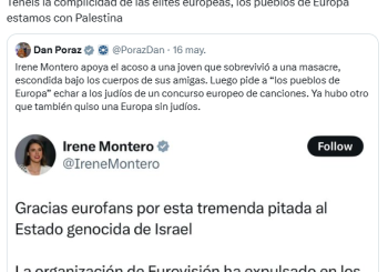 Tuit Irene Montero 16.5.25