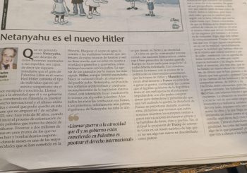 Netanyahu es el nuevo Hitler