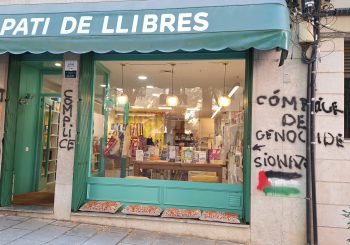 Pintada Sant Cugat complice genocidio