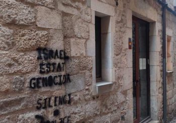 pintadas contra Israel Girona