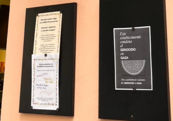 bar contra el genocidio Barna