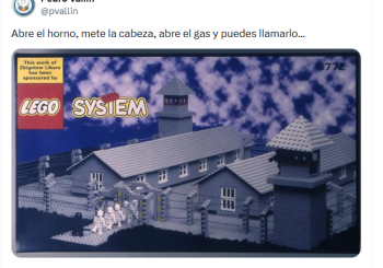 ejemplo de banalización del Holocausto en twitter